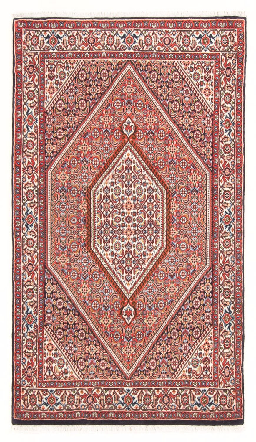 Alfombra persa - Bidjar - 154 x 90 cm - rojo