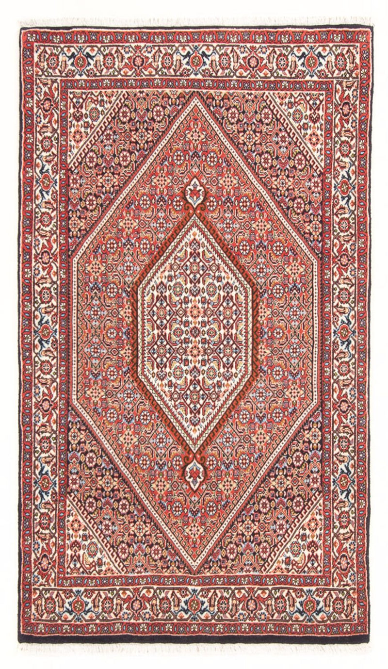 Alfombra persa - Bidjar - 154 x 90 cm - rojo