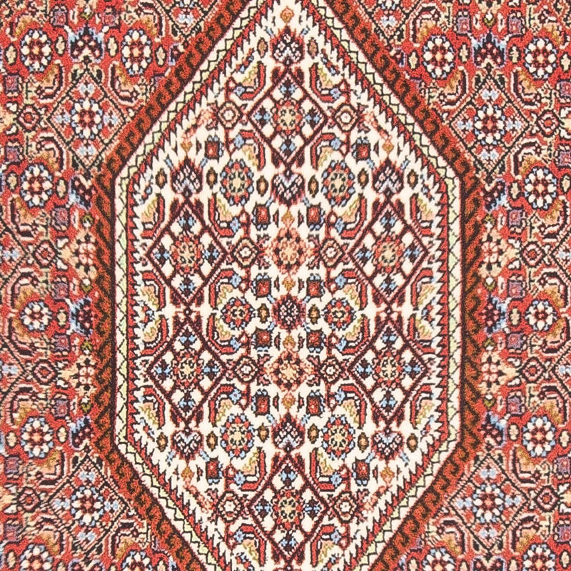 Alfombra persa - Bidjar - 154 x 90 cm - rojo