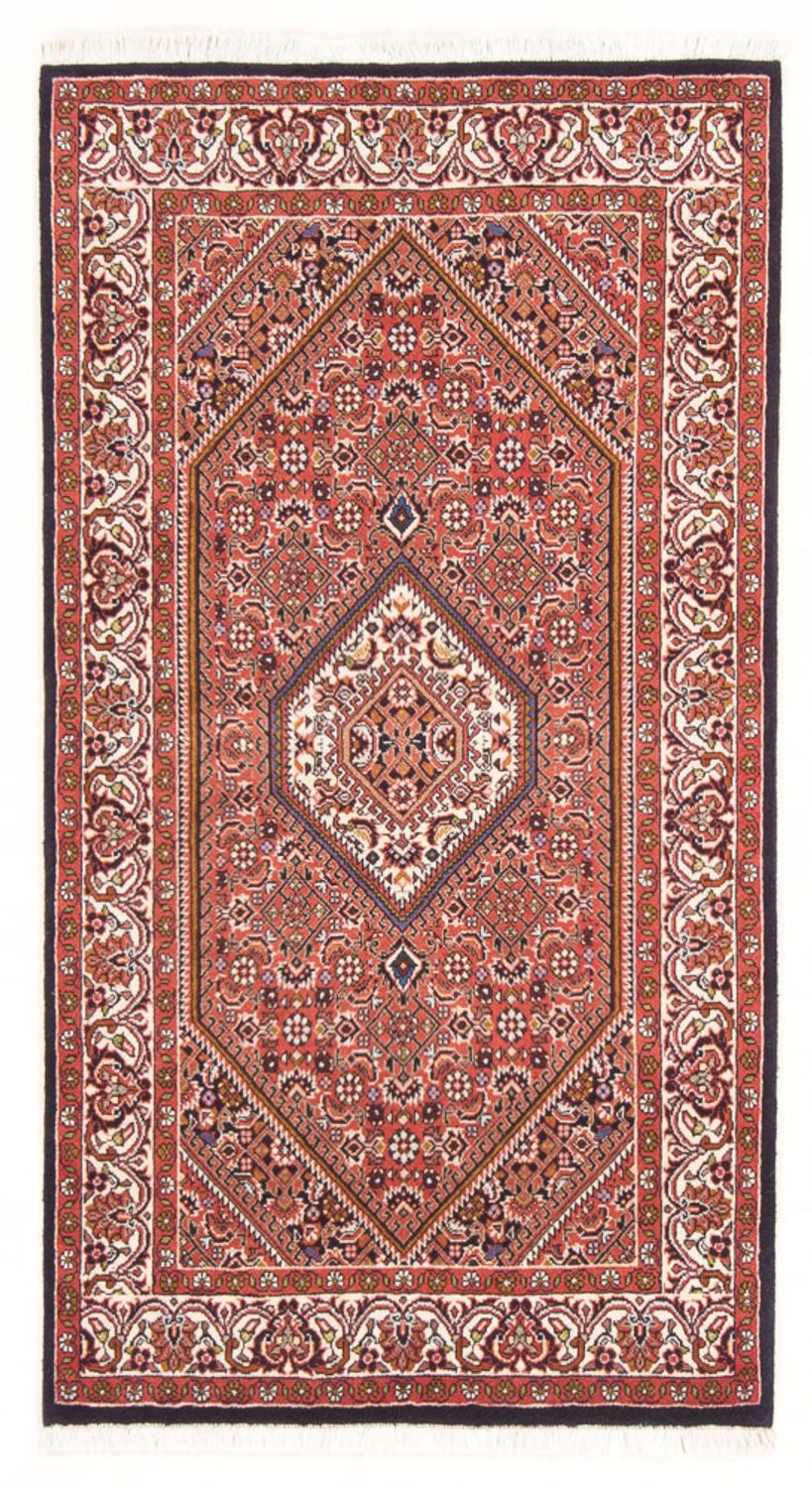 Alfombra persa - Bidjar - 140 x 83 cm - rojo