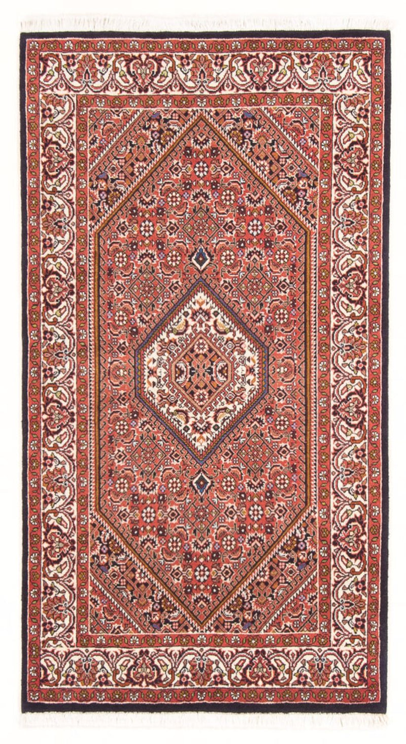 Alfombra persa - Bidjar - 140 x 83 cm - rojo