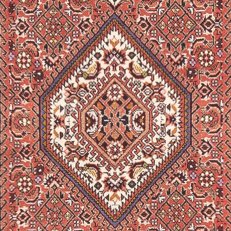 Alfombra persa - Bidjar - 140 x 83 cm - rojo