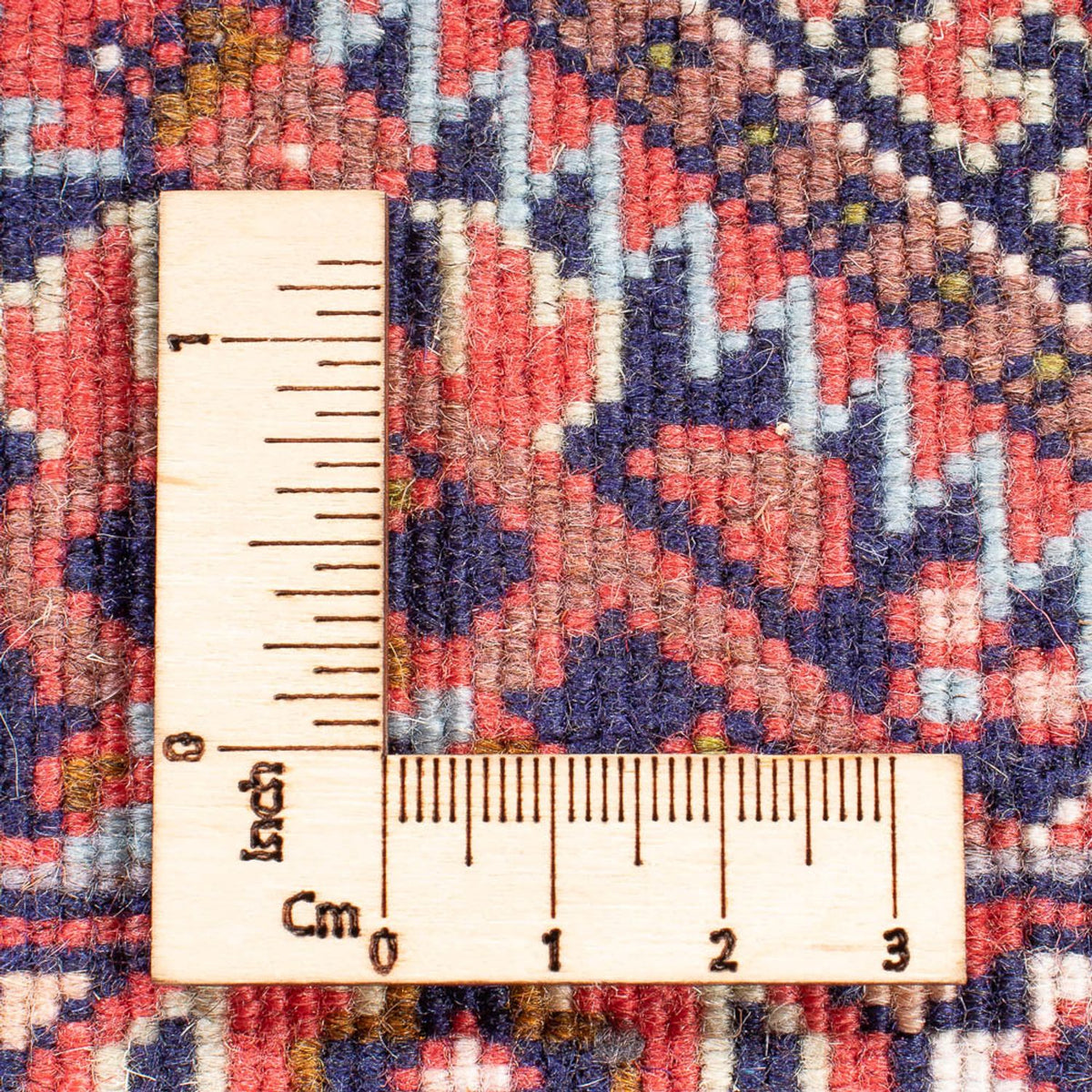 Alfombra persa - Bidjar - 130 x 86 cm - rojo