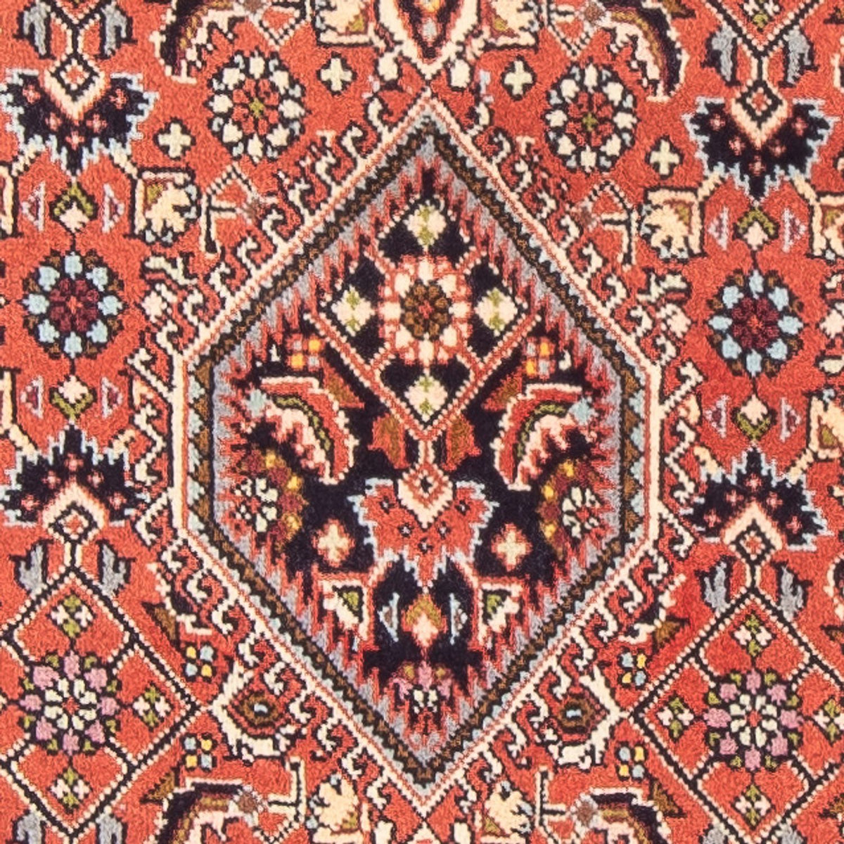 Alfombra persa - Bidjar - 140 x 80 cm - rojo