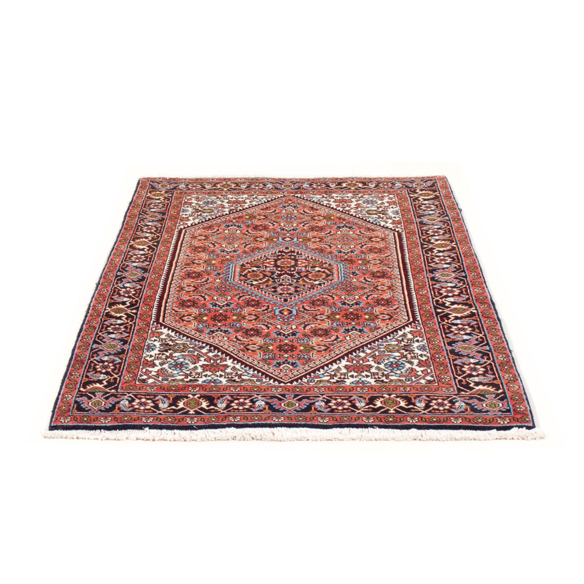 Alfombra persa - Bidjar - 143 x 85 cm - rojo