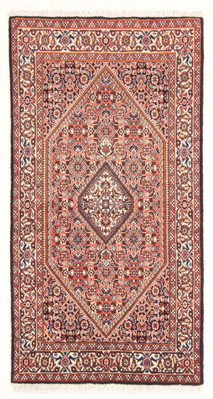 Alfombra persa - Bidjar - 140 x 84 cm - rojo