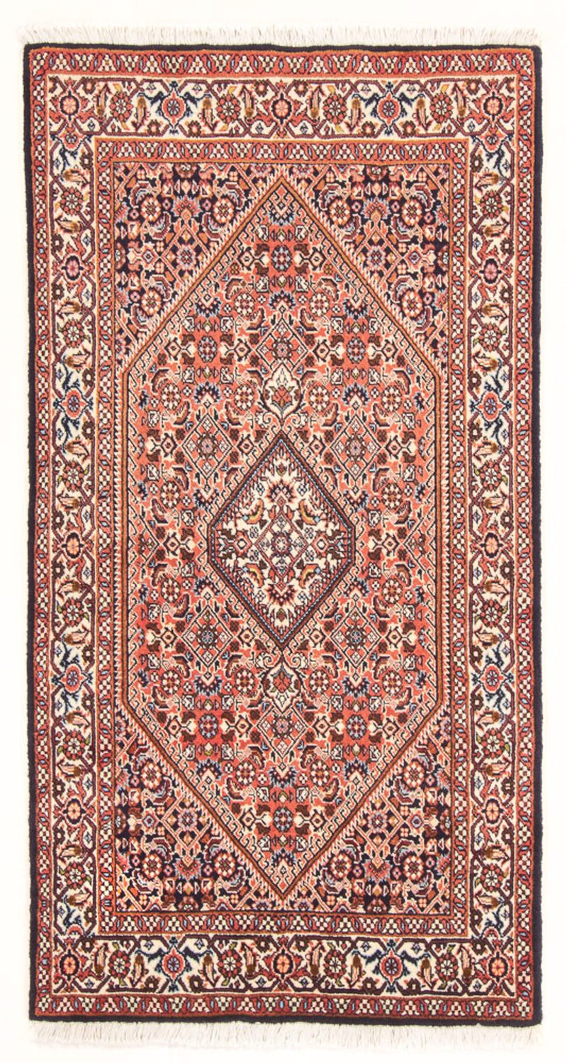 Alfombra persa - Bidjar - 140 x 84 cm - rojo