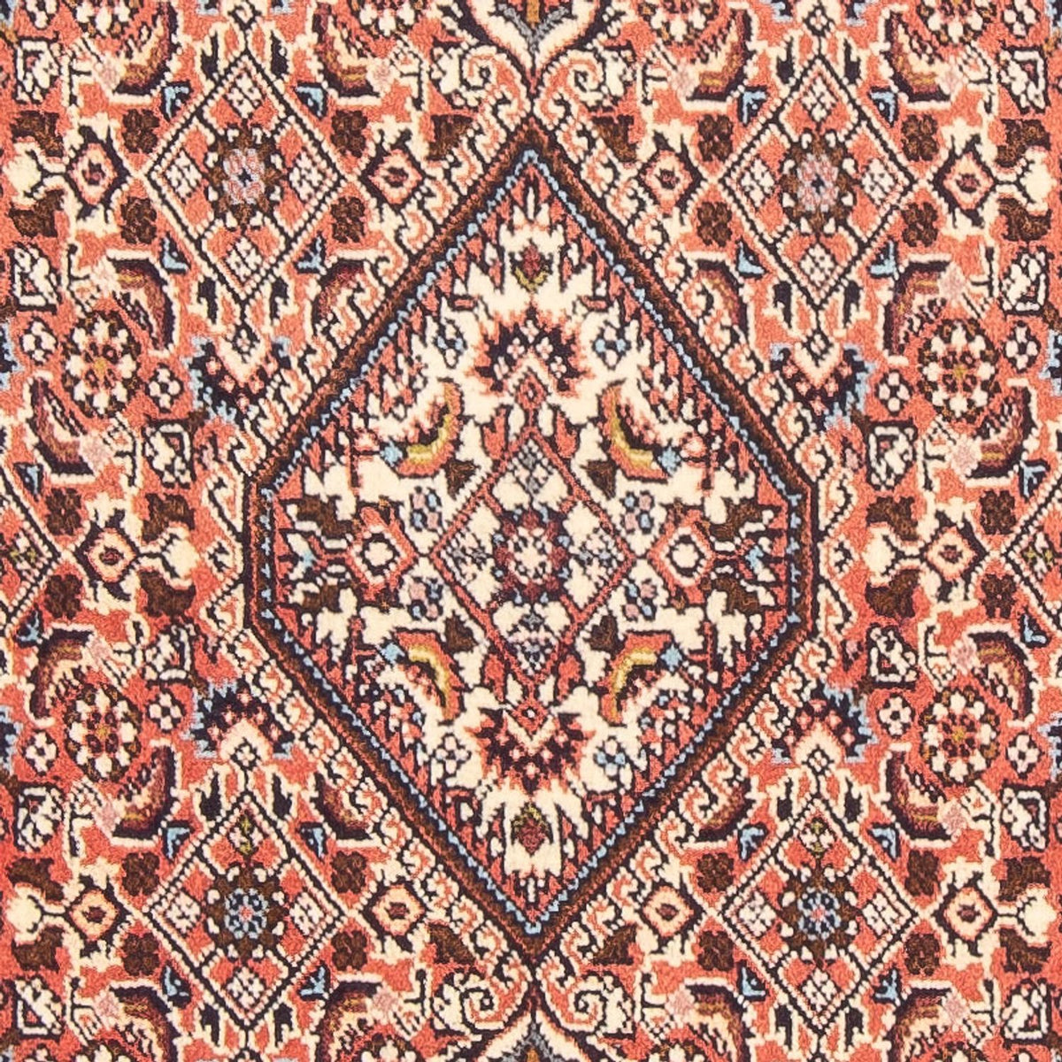 Alfombra persa - Bidjar - 140 x 84 cm - rojo