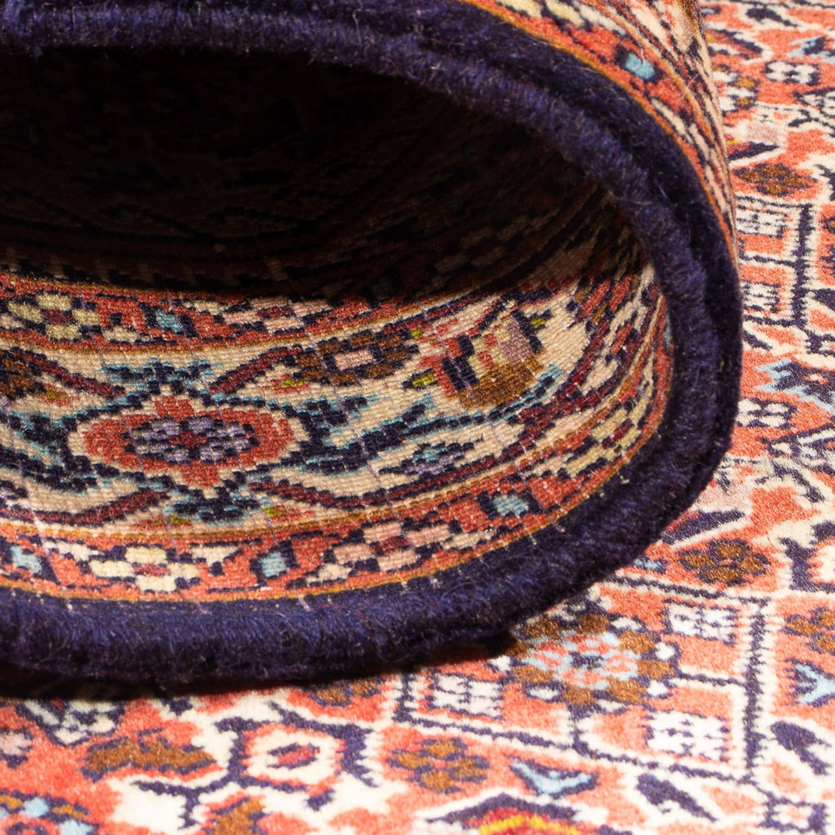 Alfombra persa - Bidjar - 140 x 84 cm - rojo