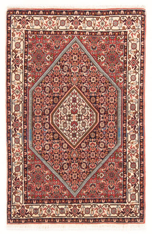 Alfombra persa - Bidjar - 127 x 82 cm - rojo