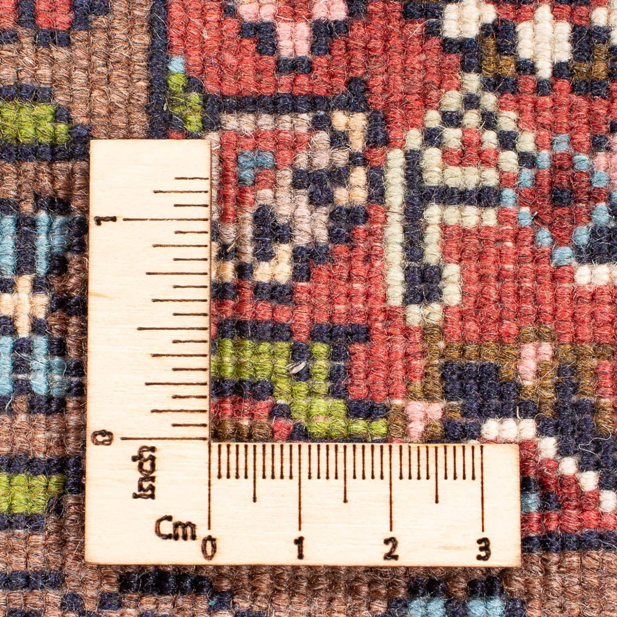 Alfombra persa - Bidjar - 143 x 81 cm - rojo