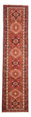 Alfombra de pasillo Alfombra persa - Nómada - 285 x 69 cm - rojo