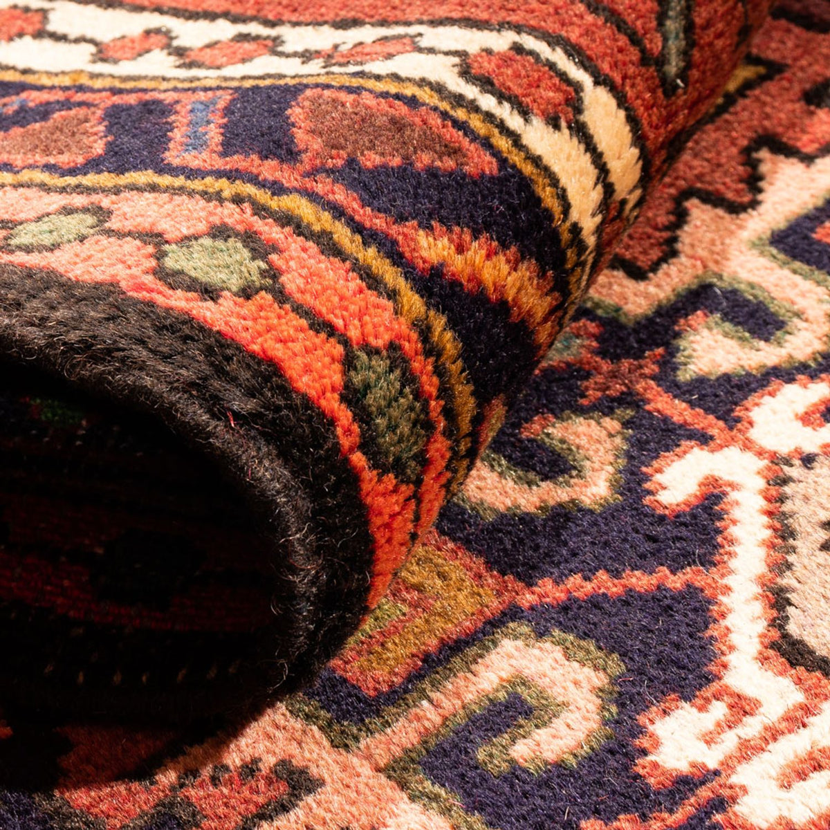 Alfombra de pasillo Alfombra persa - Nómada - 292 x 75 cm - rojo