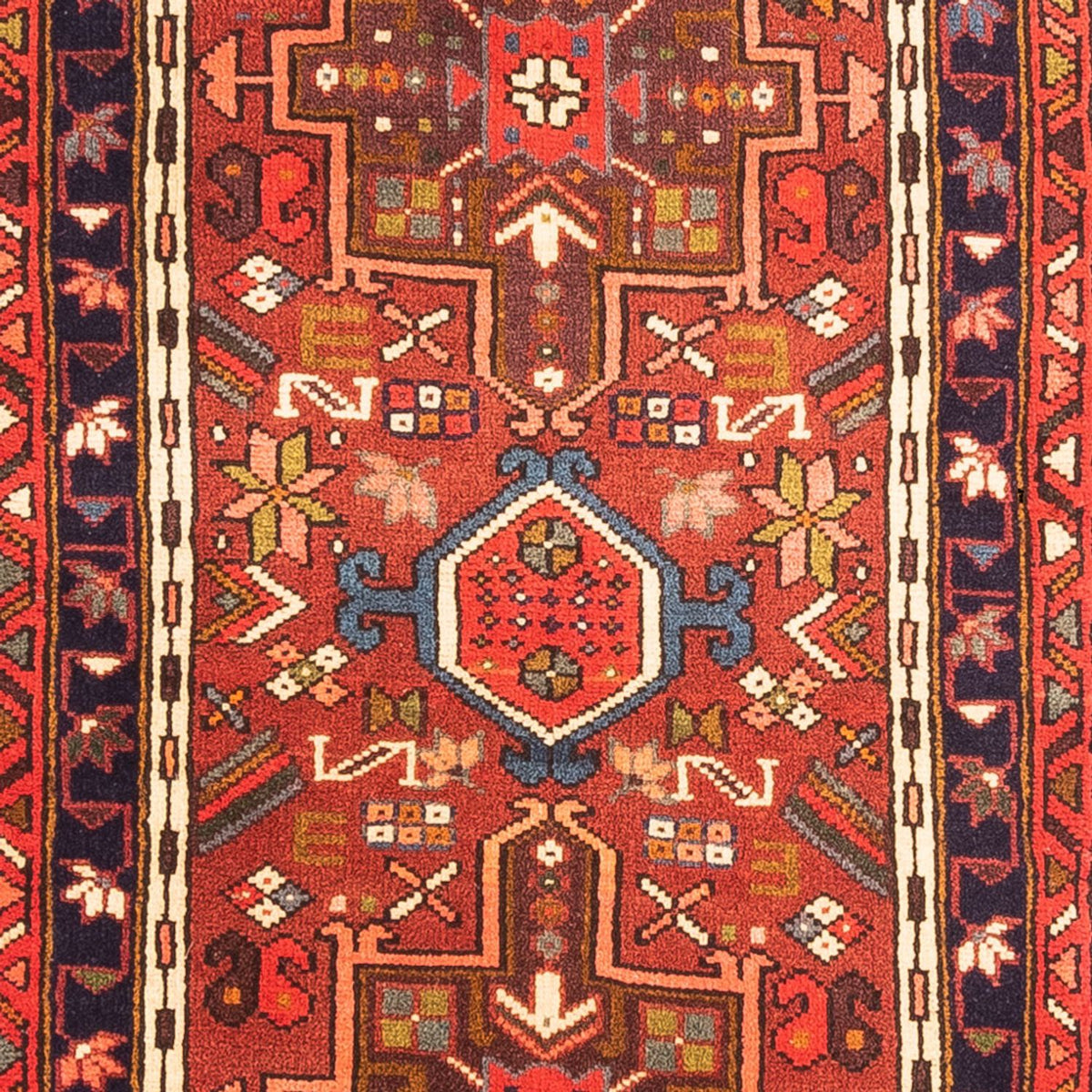 Alfombra de pasillo Alfombra persa - Nómada - 290 x 70 cm - rojo