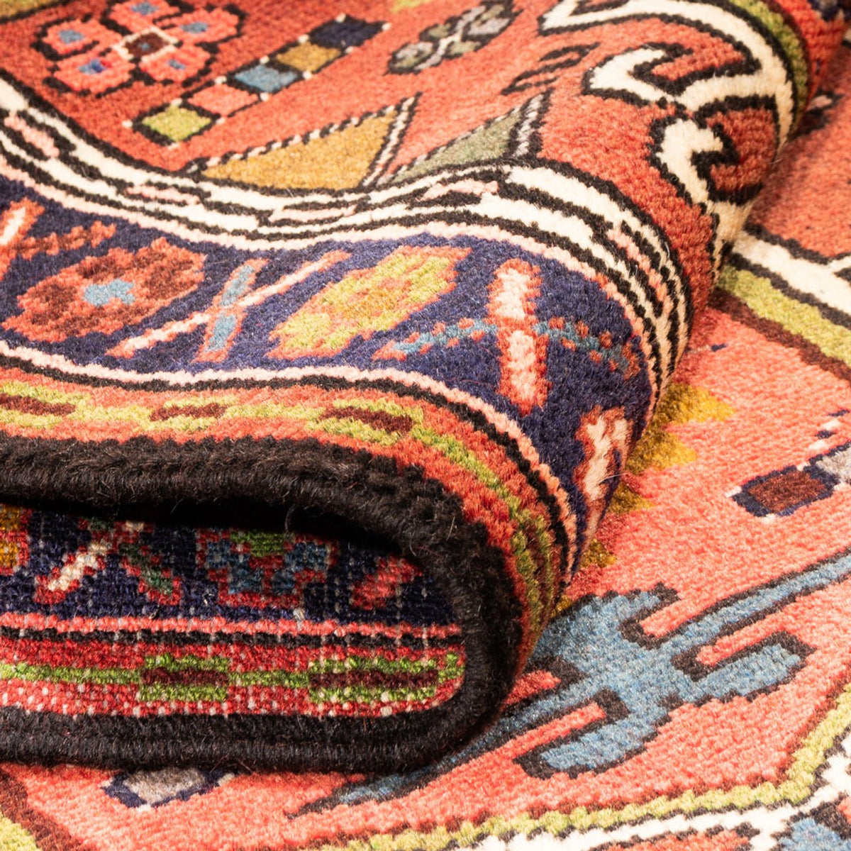 Alfombra de pasillo Alfombra persa - Nómada - 274 x 79 cm - rojo