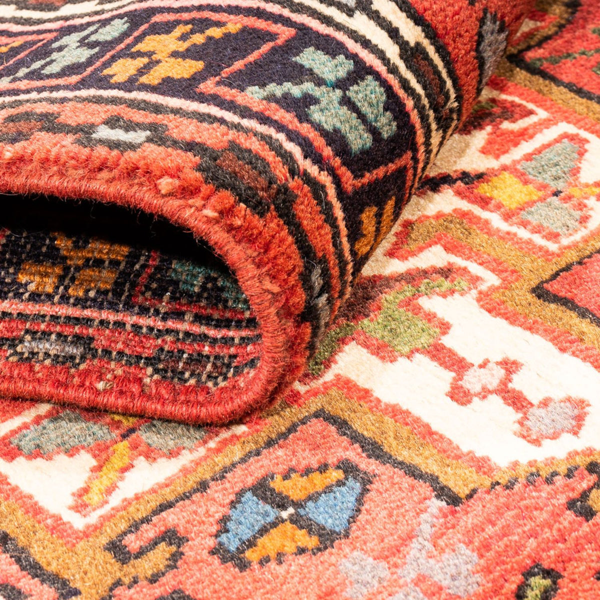 Alfombra de pasillo Alfombra persa - Nómada - 304 x 72 cm - rojo