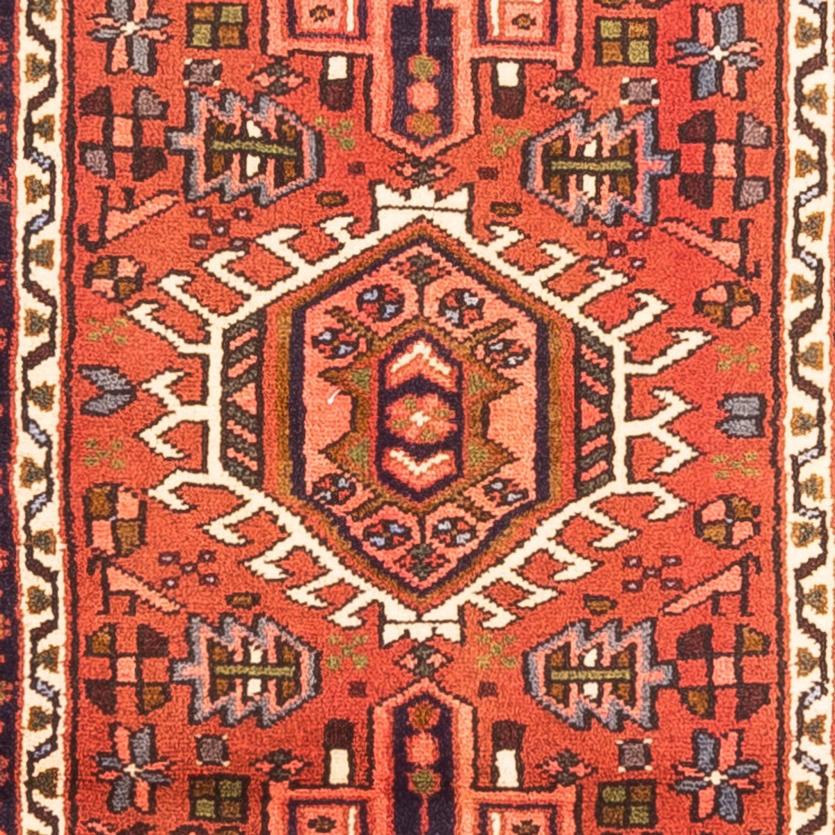 Alfombra de pasillo Alfombra persa - Nómada - 290 x 76 cm - rojo