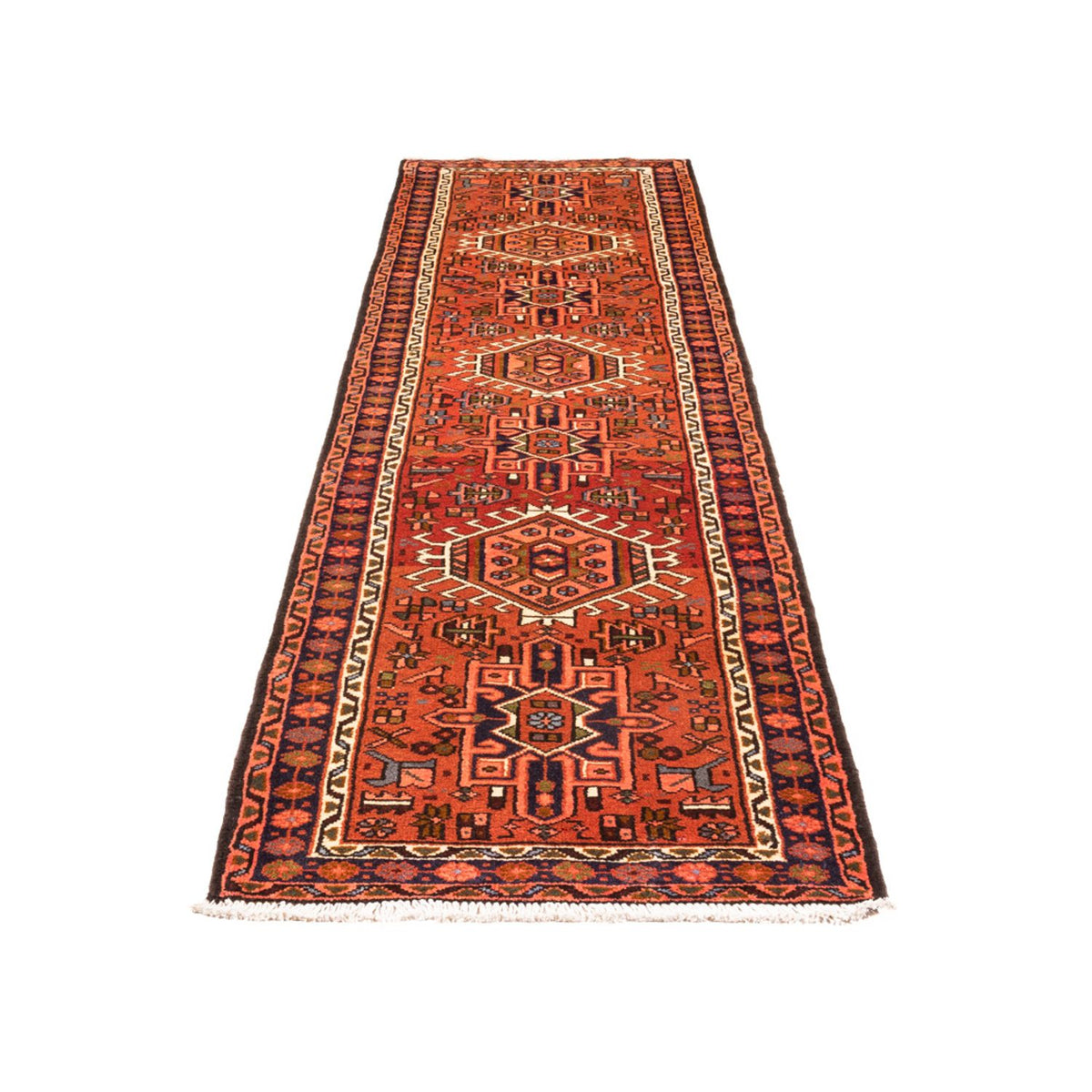 Alfombra de pasillo Alfombra persa - Nómada - 290 x 76 cm - rojo