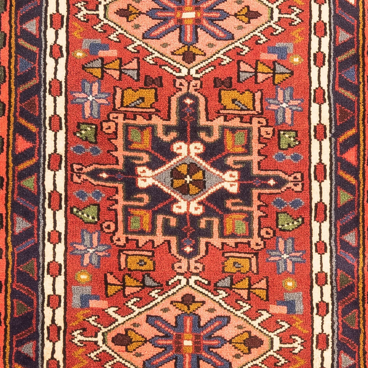 Alfombra de pasillo Alfombra persa - Nómada - 288 x 76 cm - rojo