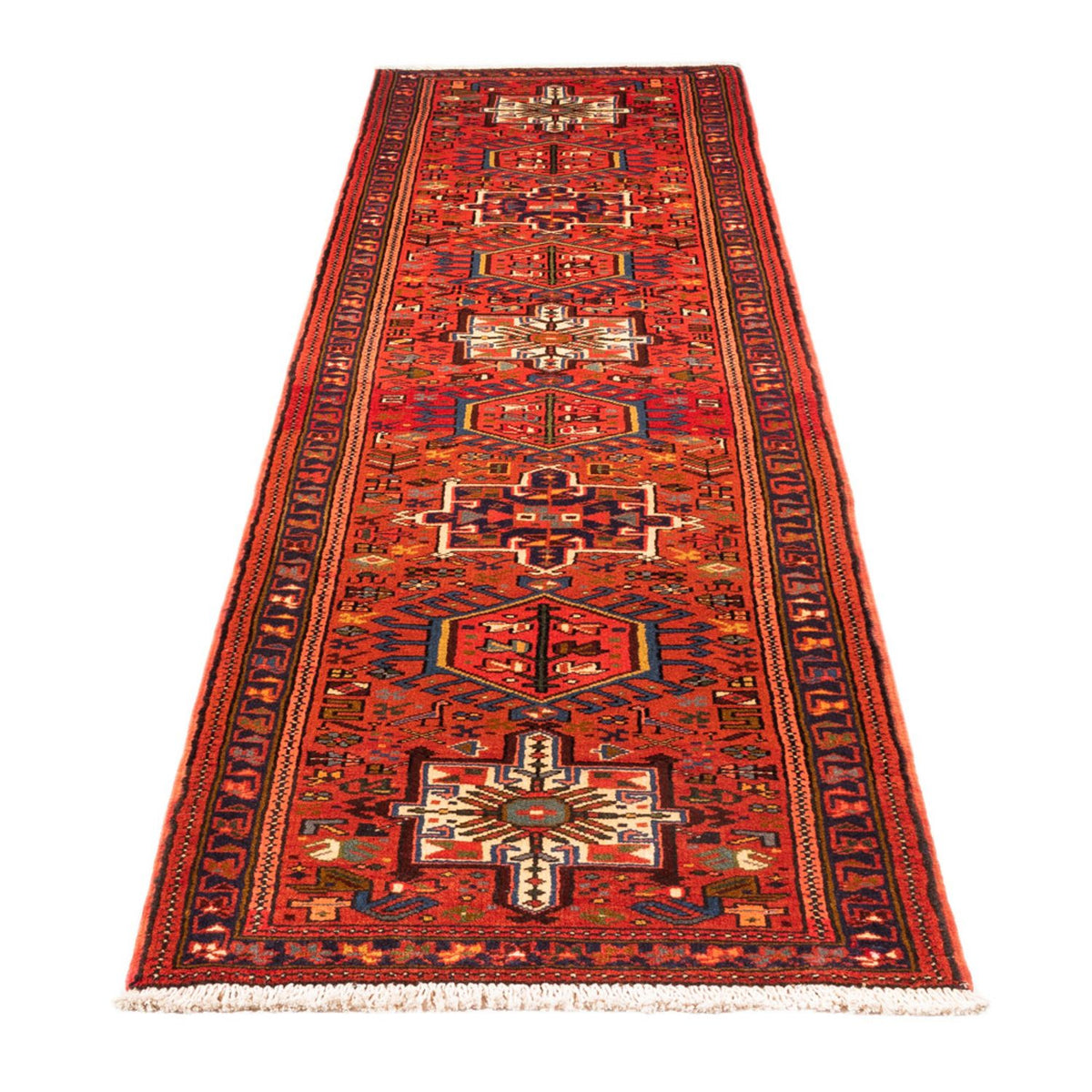 Alfombra de pasillo Alfombra persa - Nómada - 297 x 77 cm - rojo