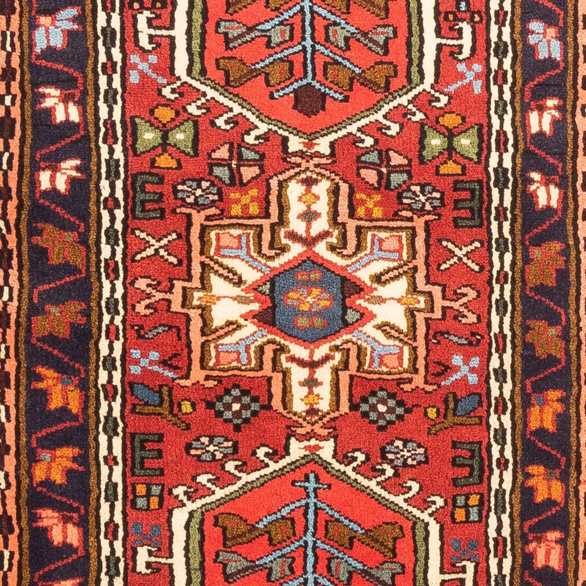 Alfombra de pasillo Alfombra persa - Nómada - 286 x 73 cm - rojo