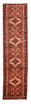 Alfombra de pasillo Alfombra persa - Nómada - 290 x 79 cm - rojo