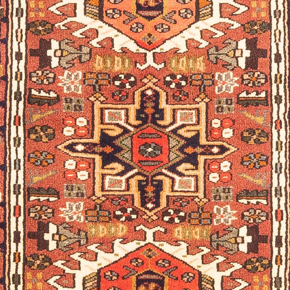 Alfombra de pasillo Alfombra persa - Nómada - 288 x 75 cm - rojo