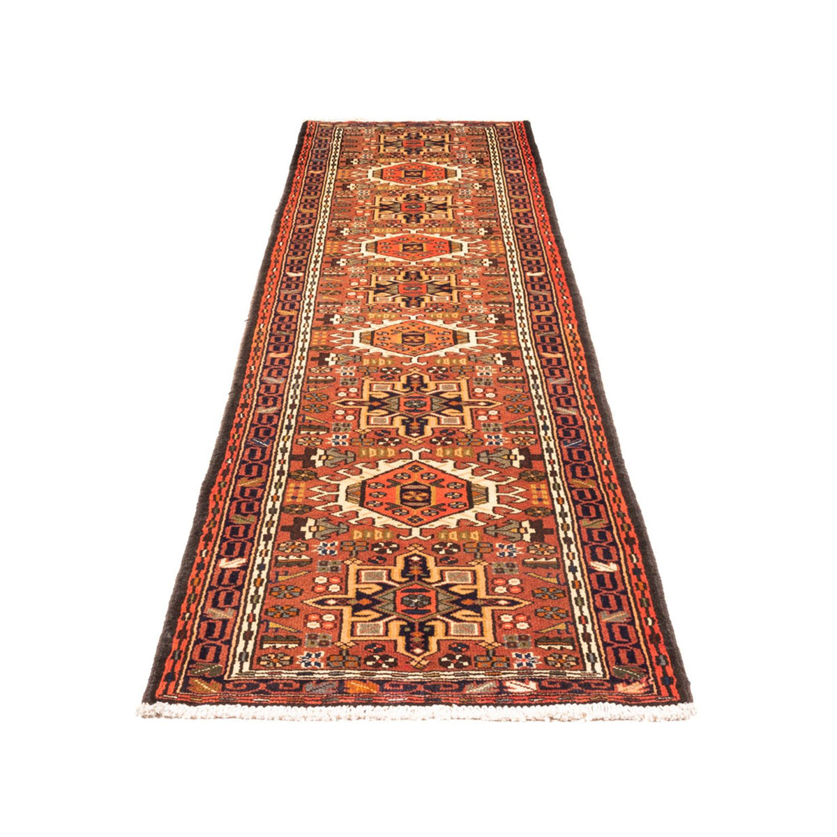 Alfombra de pasillo Alfombra persa - Nómada - 288 x 75 cm - rojo