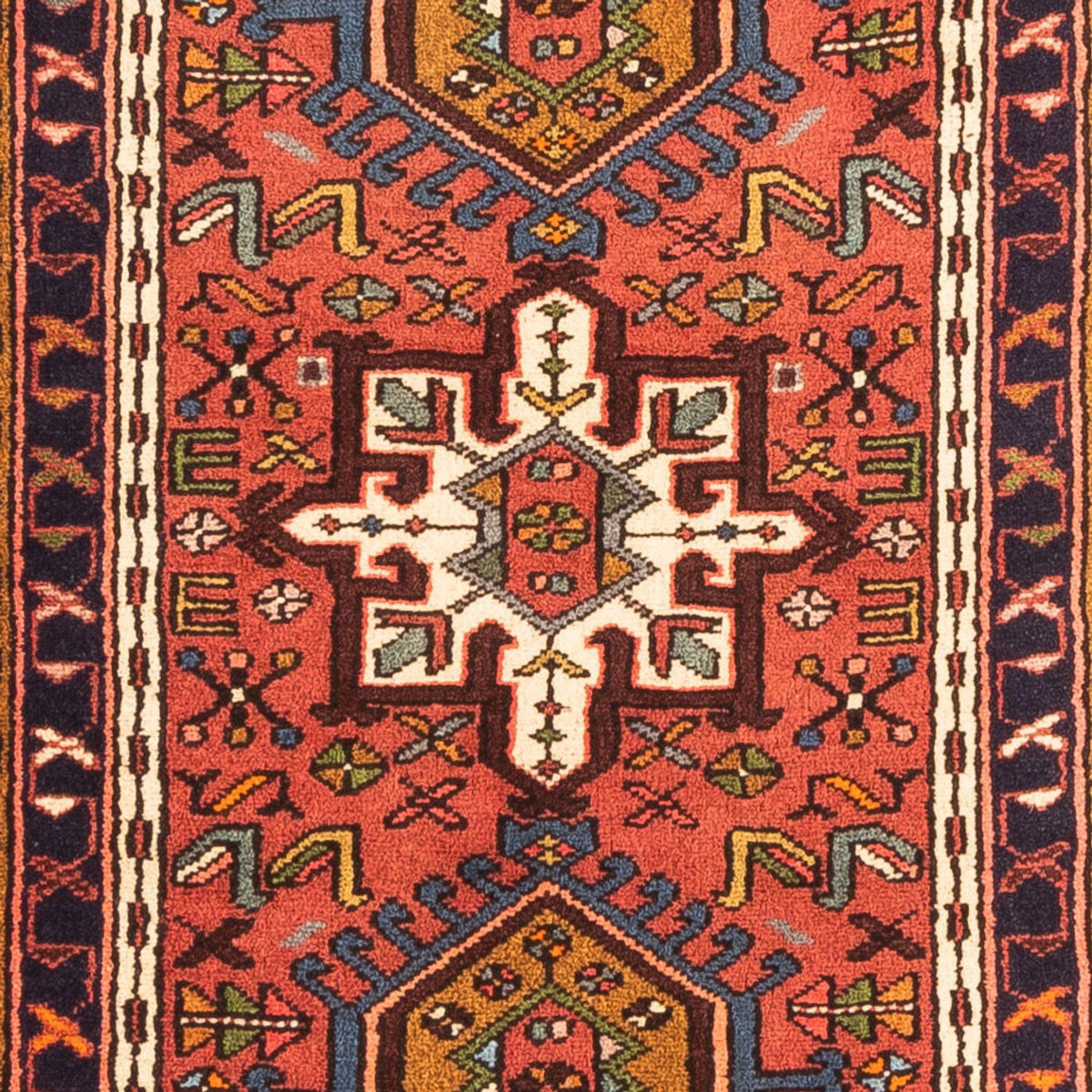 Alfombra de pasillo Alfombra persa - Nómada - 308 x 71 cm - rojo