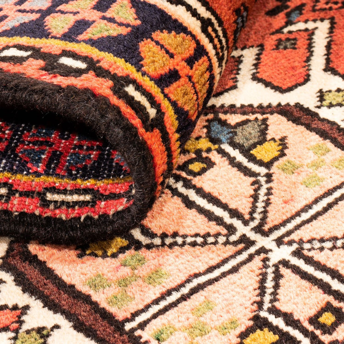 Alfombra de pasillo Alfombra persa - Nómada - 296 x 70 cm - rojo