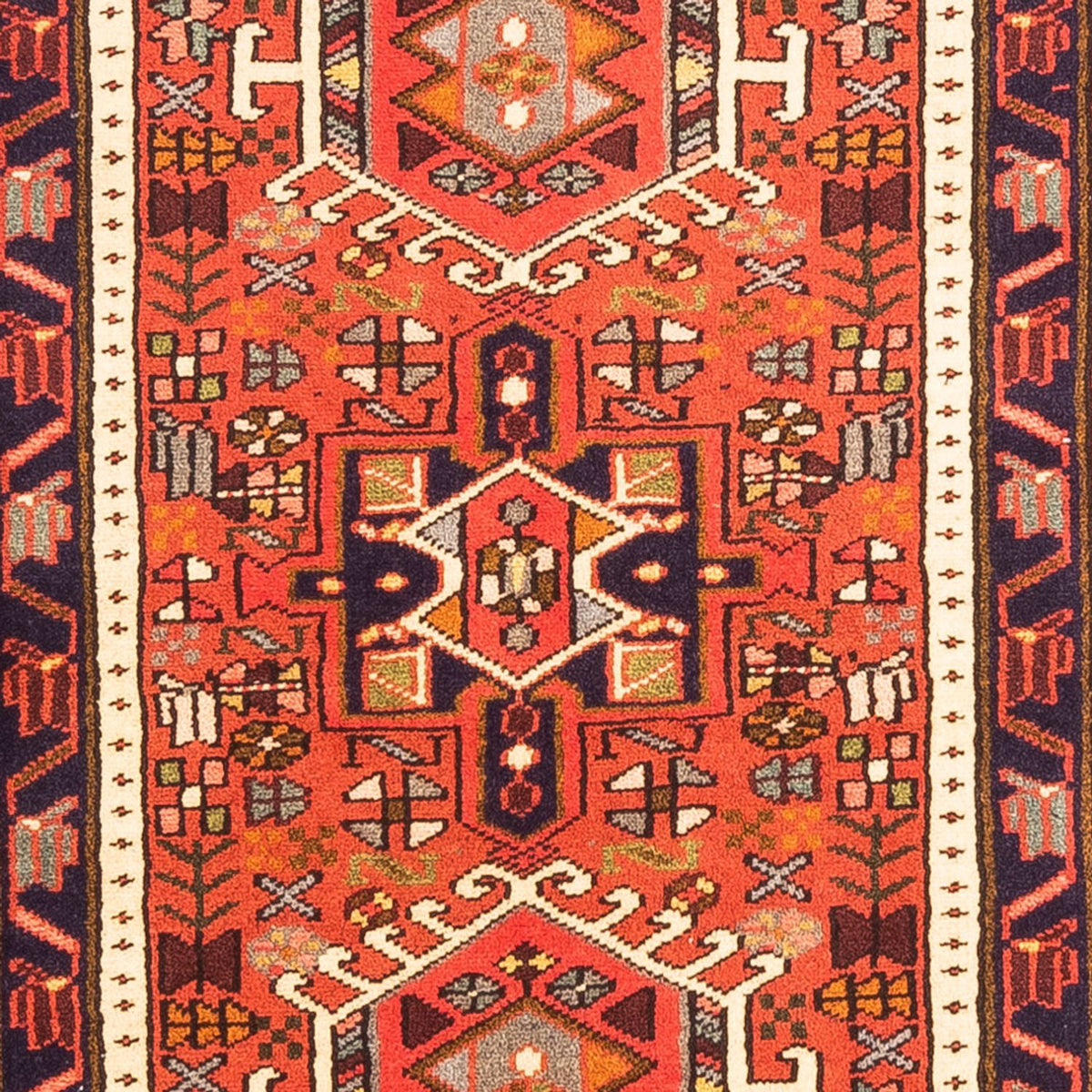 Alfombra de pasillo Alfombra persa - Nómada - 290 x 74 cm - rojo