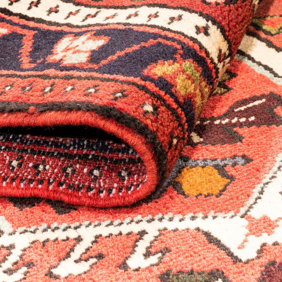 Alfombra de pasillo Alfombra persa - Nómada - 285 x 75 cm - rojo