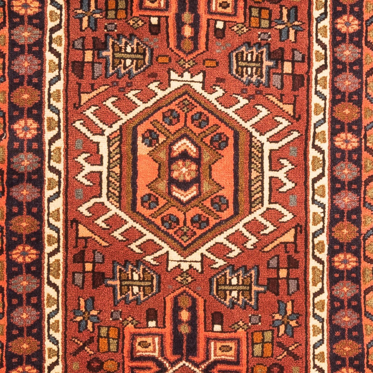 Alfombra de pasillo Alfombra persa - Nómada - 287 x 72 cm - rojo