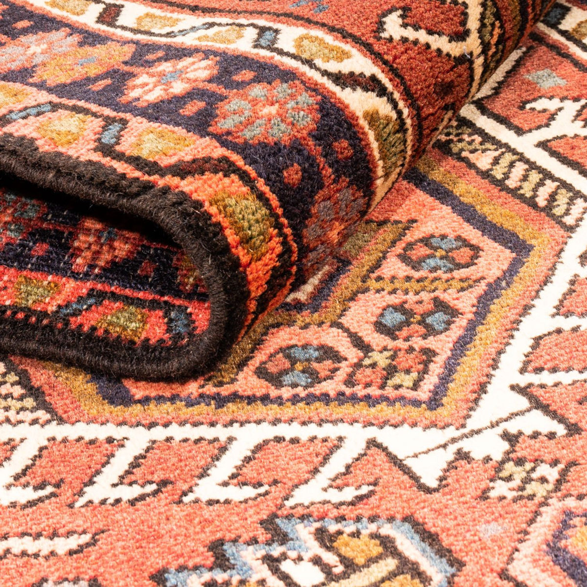 Alfombra de pasillo Alfombra persa - Nómada - 287 x 72 cm - rojo