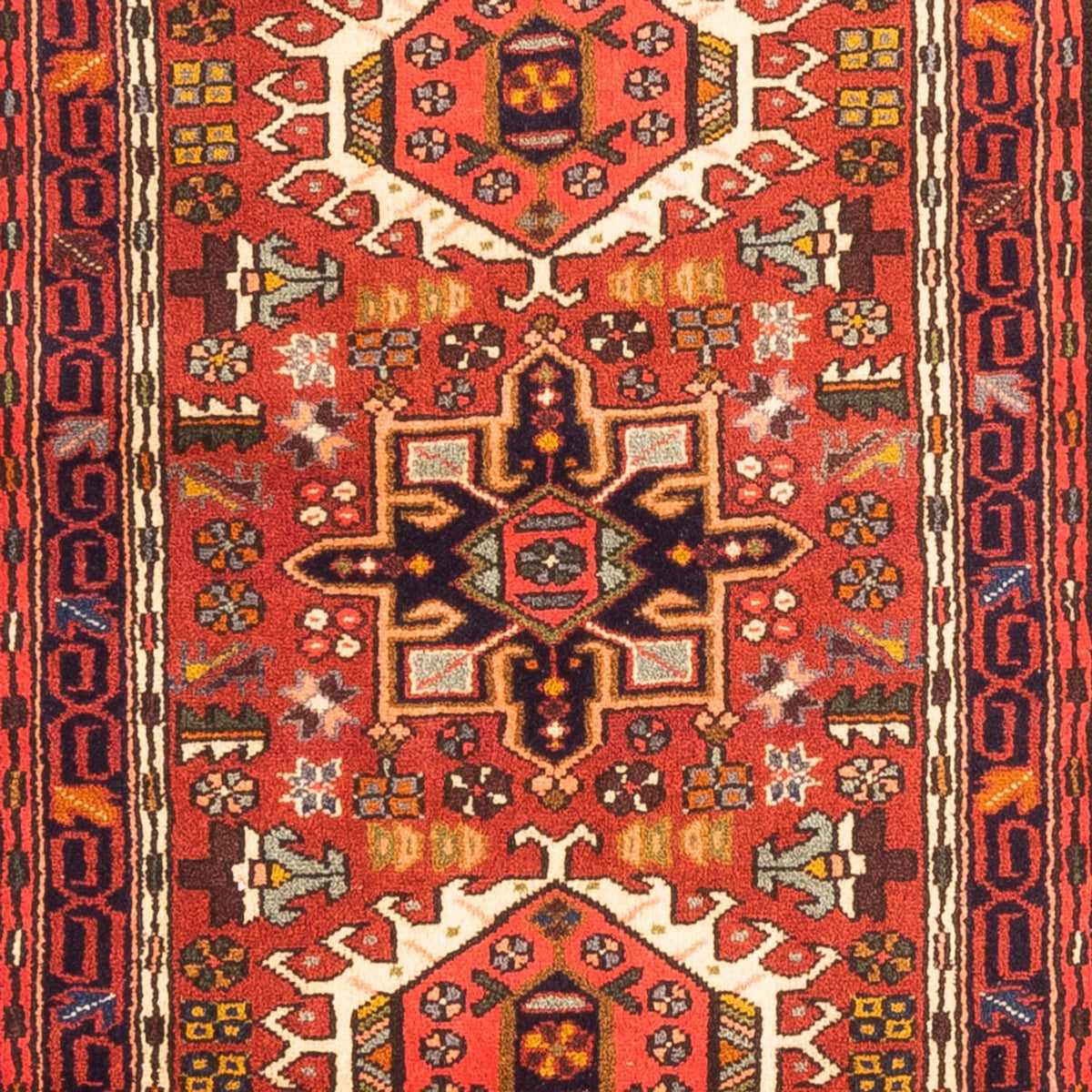 Alfombra de pasillo Alfombra persa - Nómada - 298 x 73 cm - rojo