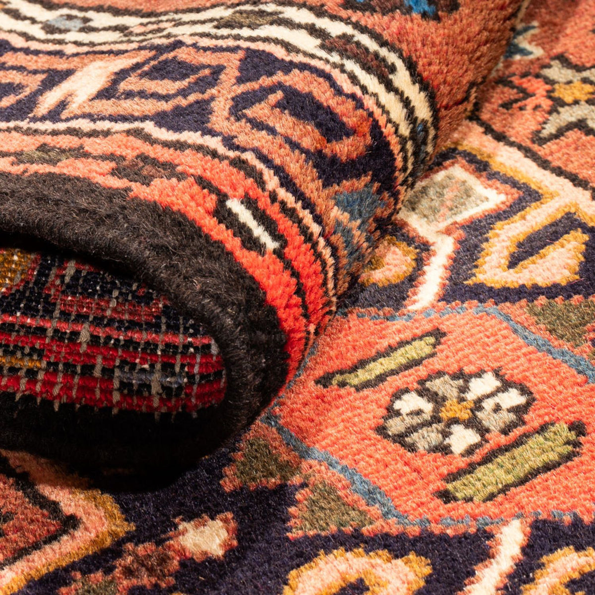 Alfombra de pasillo Alfombra persa - Nómada - 294 x 76 cm - rojo