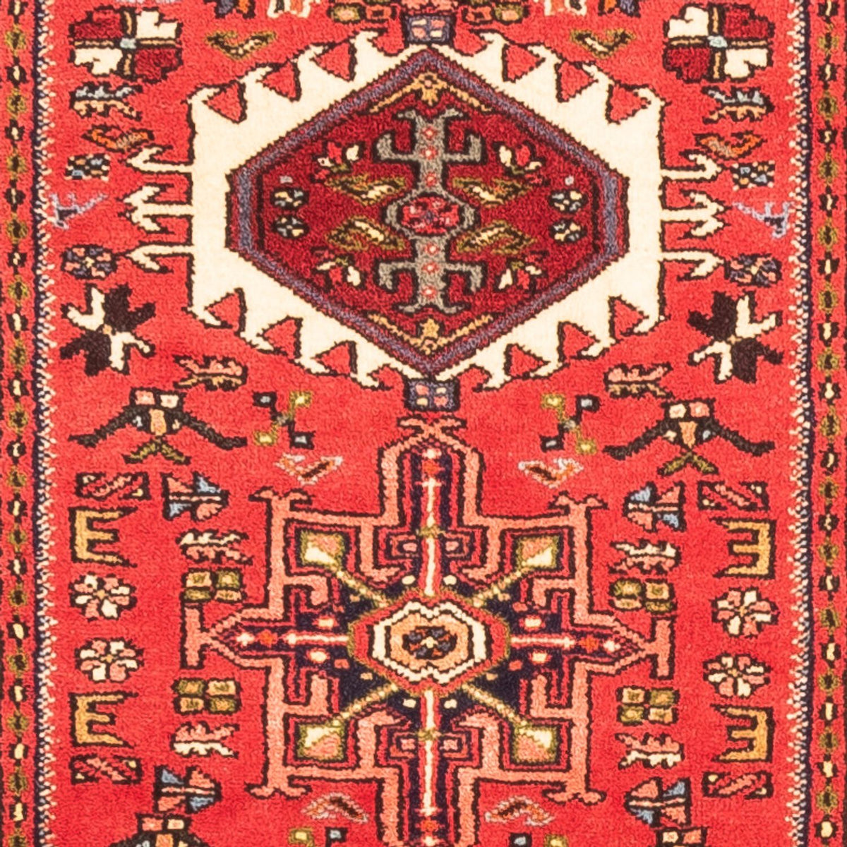 Alfombra de pasillo Alfombra persa - Nómada - 286 x 70 cm - rojo