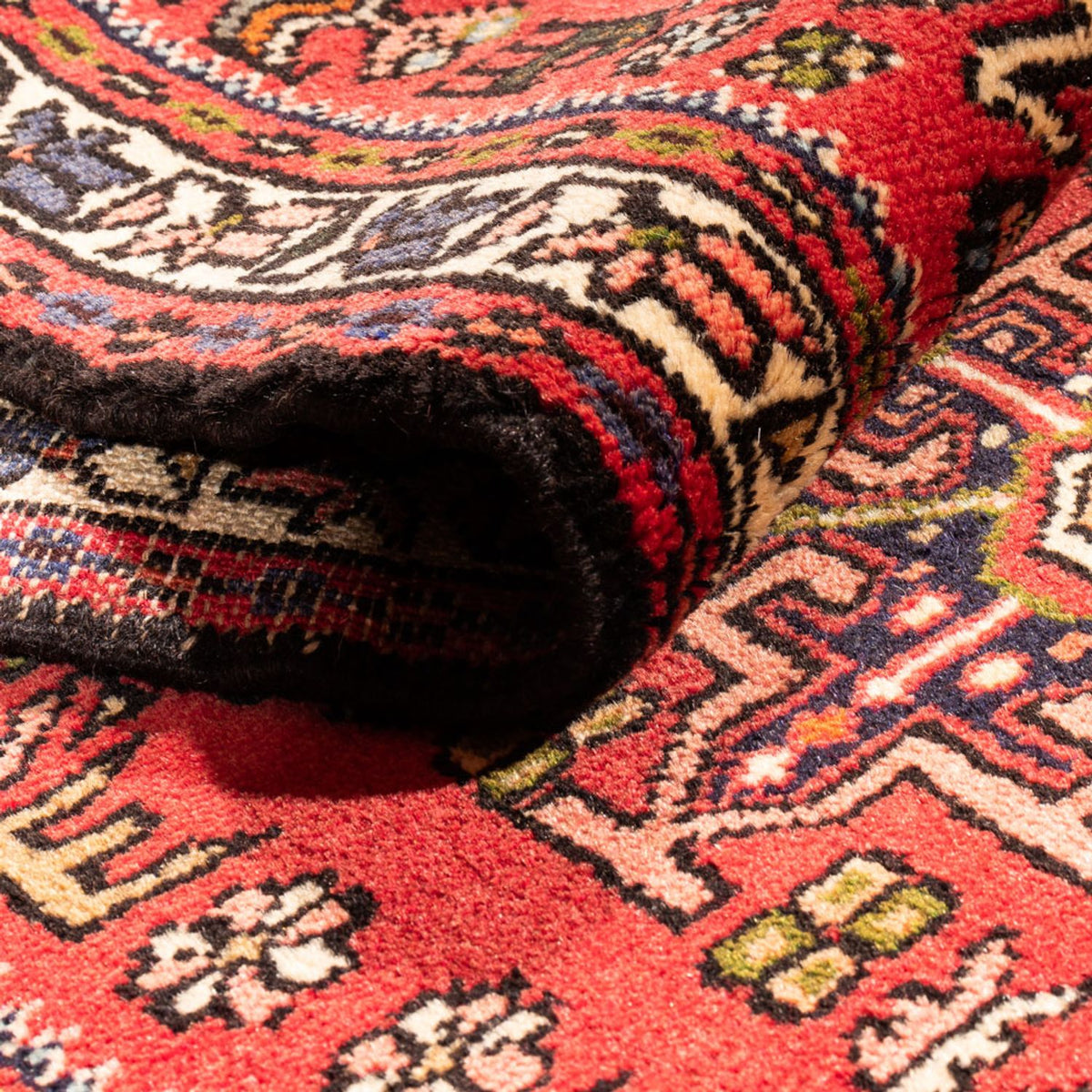 Alfombra de pasillo Alfombra persa - Nómada - 286 x 70 cm - rojo