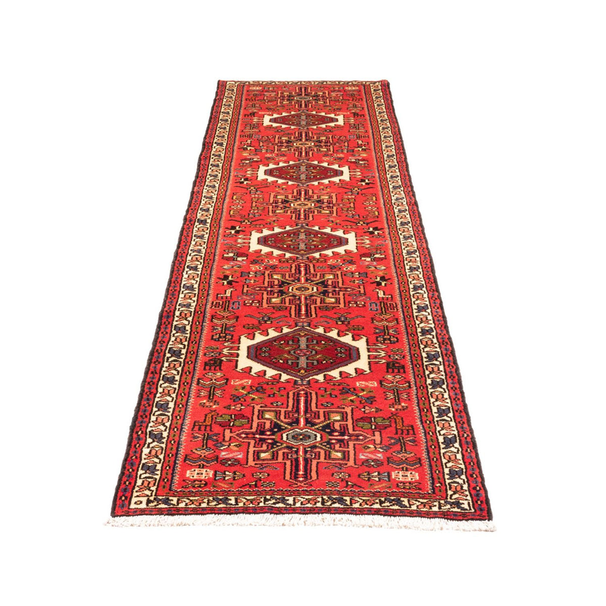 Alfombra de pasillo Alfombra persa - Nómada - 286 x 70 cm - rojo