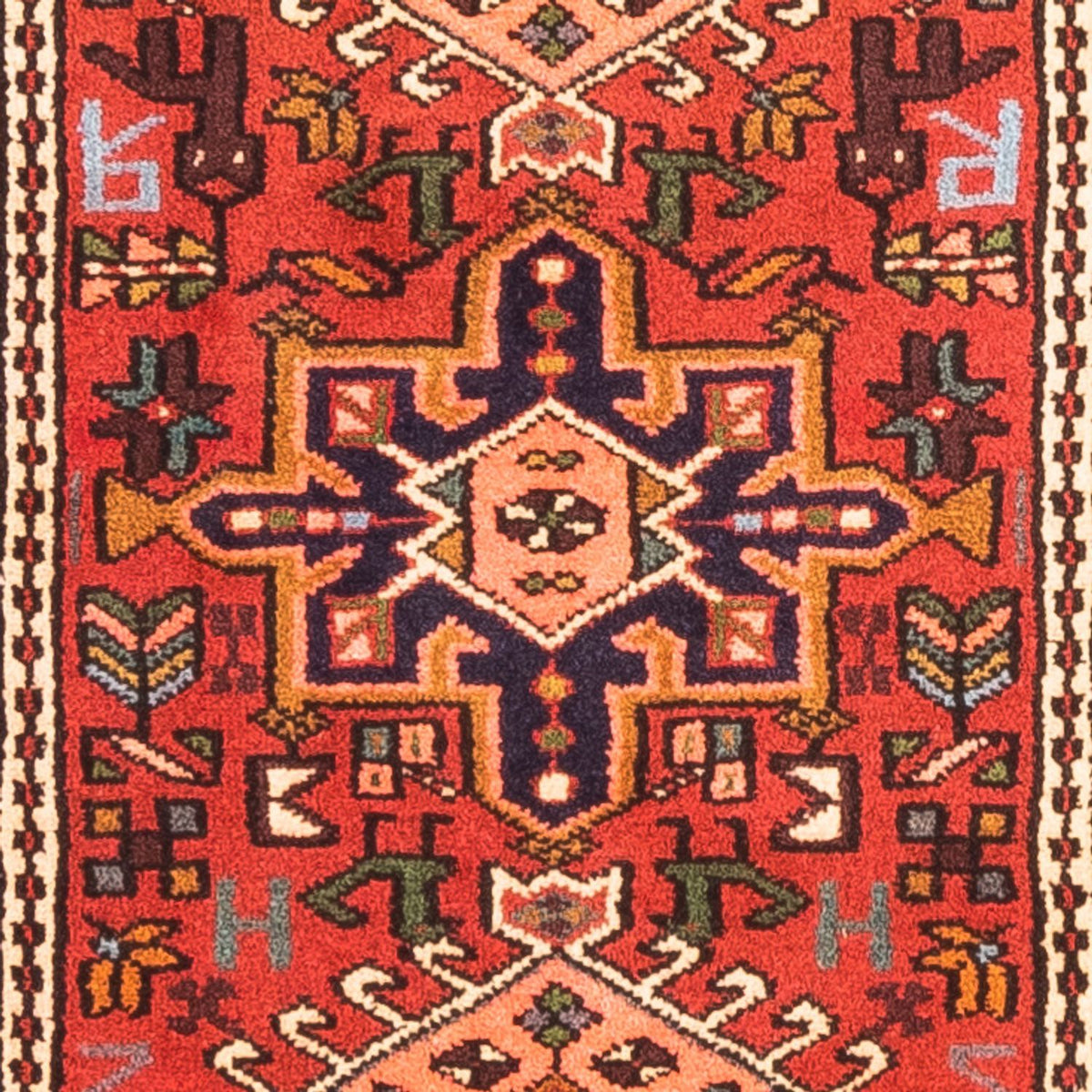Alfombra de pasillo Alfombra persa - Nómada - 295 x 73 cm - rojo