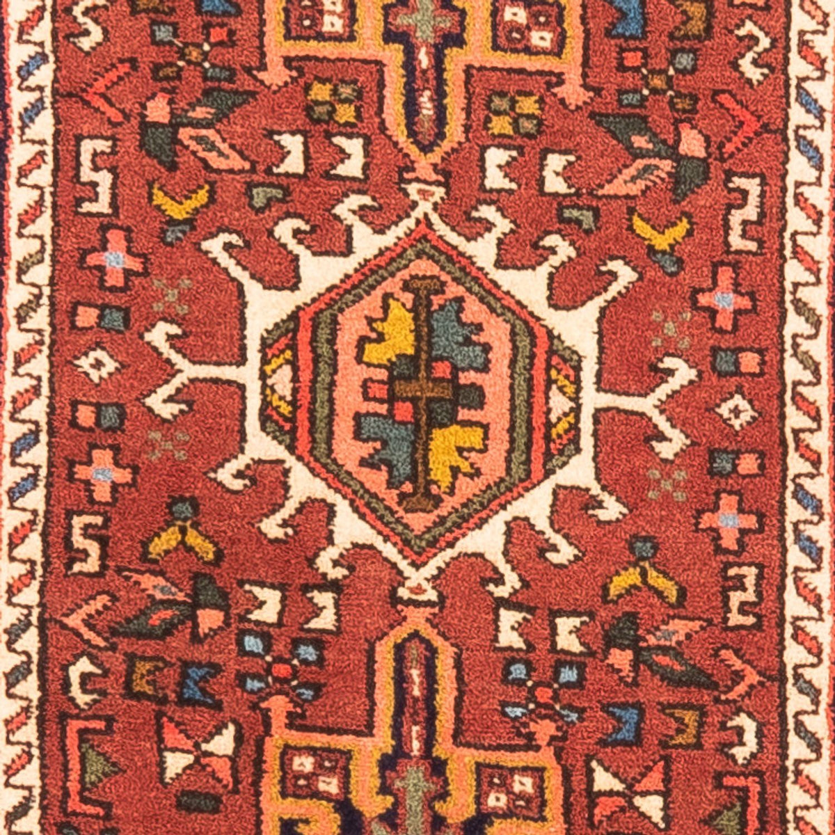 Alfombra de pasillo Alfombra persa - Nómada - 280 x 72 cm - rojo