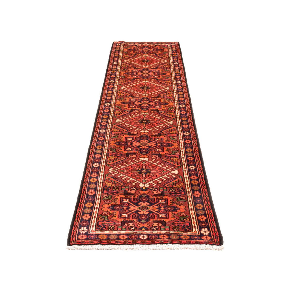 Alfombra de pasillo Alfombra persa - Nómada - 296 x 70 cm - rojo