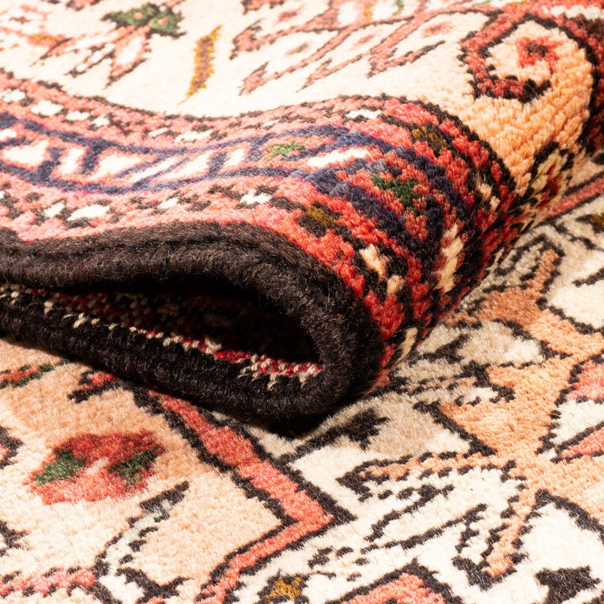 Alfombra de pasillo Alfombra persa - Nómada - 322 x 58 cm - crema