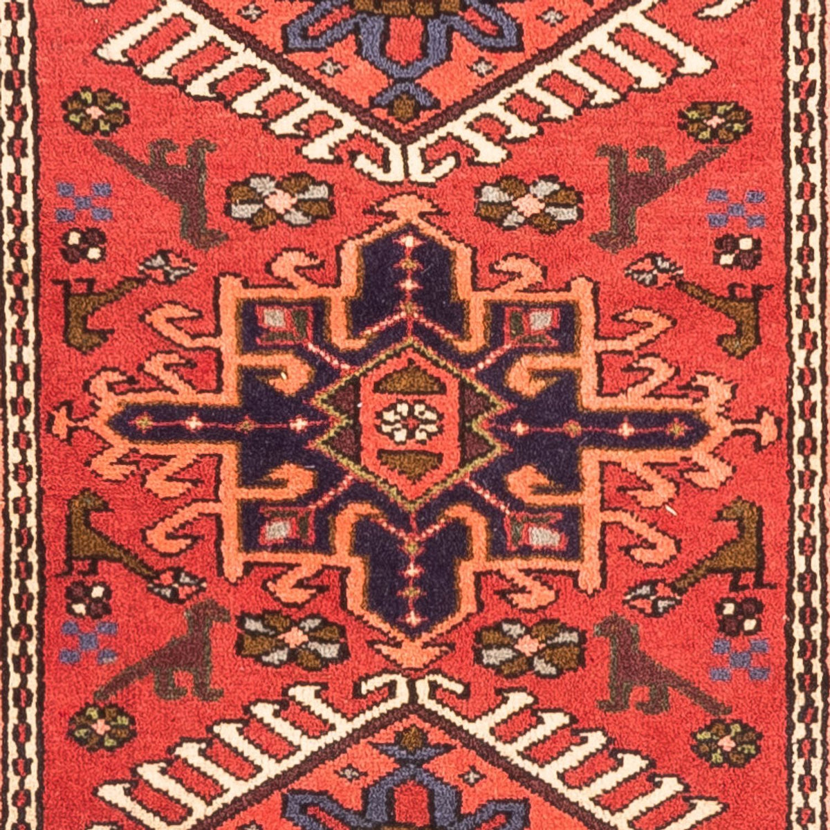 Alfombra de pasillo Alfombra persa - Nómada - 294 x 70 cm - rojo