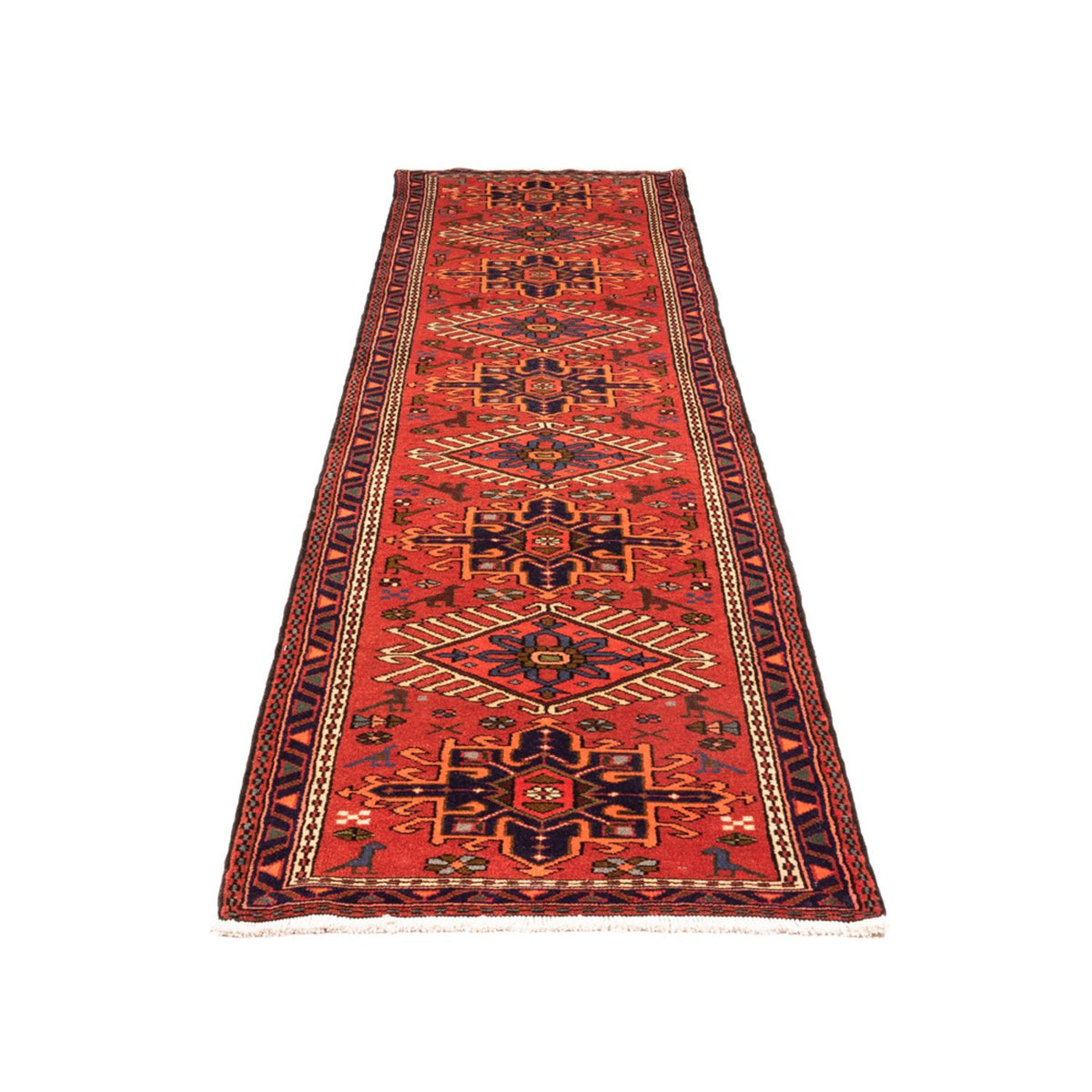 Alfombra de pasillo Alfombra persa - Nómada - 294 x 70 cm - rojo