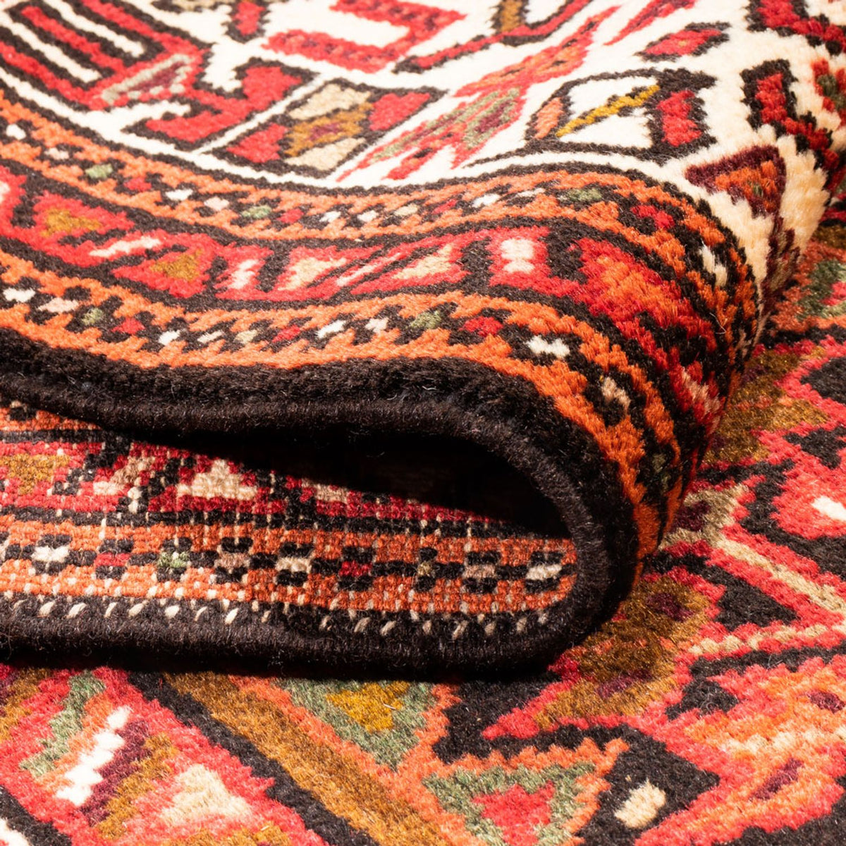 Alfombra de pasillo Alfombra persa - Nómada - 468 x 74 cm - crema