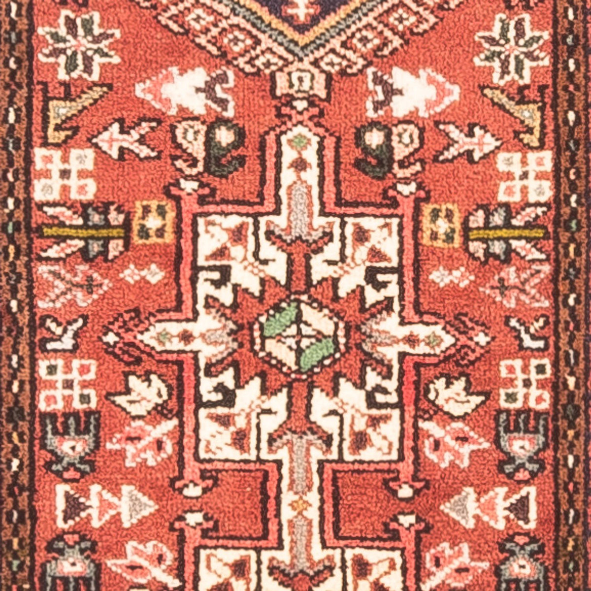 Alfombra de pasillo Alfombra persa - Nómada - 393 x 62 cm - rojo