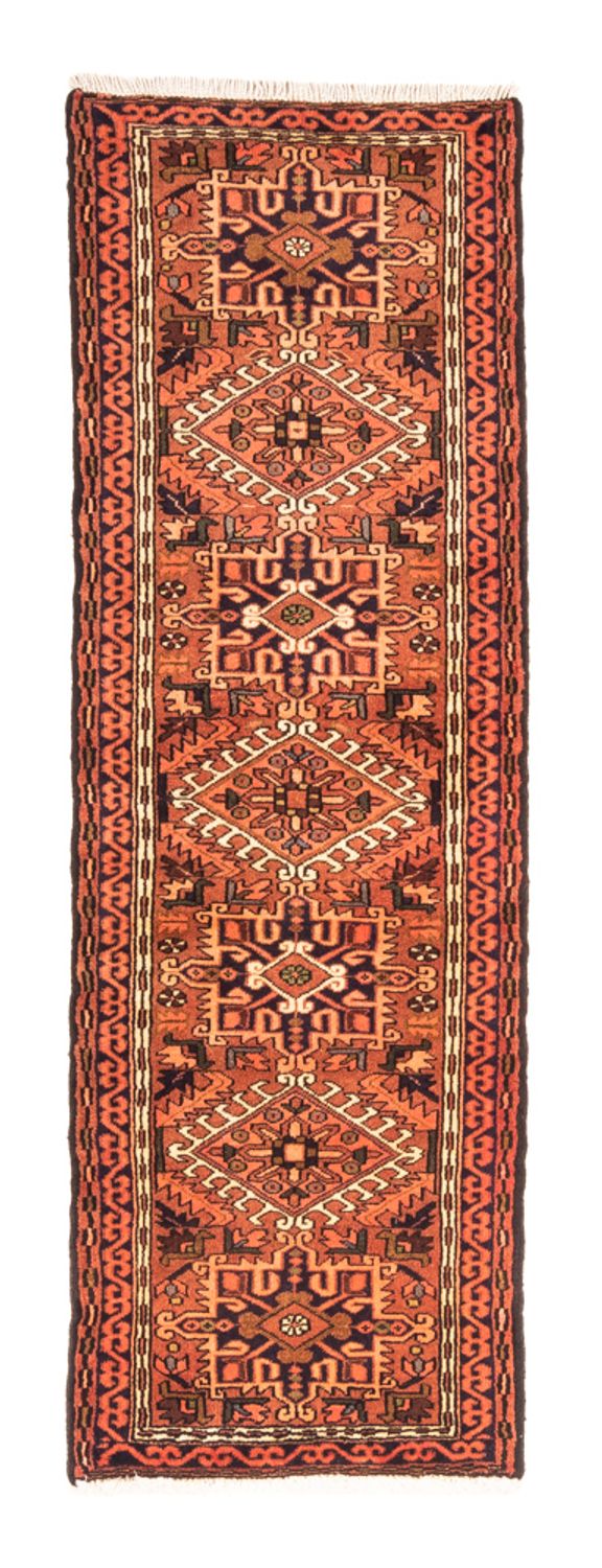 Alfombra de pasillo Alfombra persa - Nómada - 196 x 64 cm - rojo