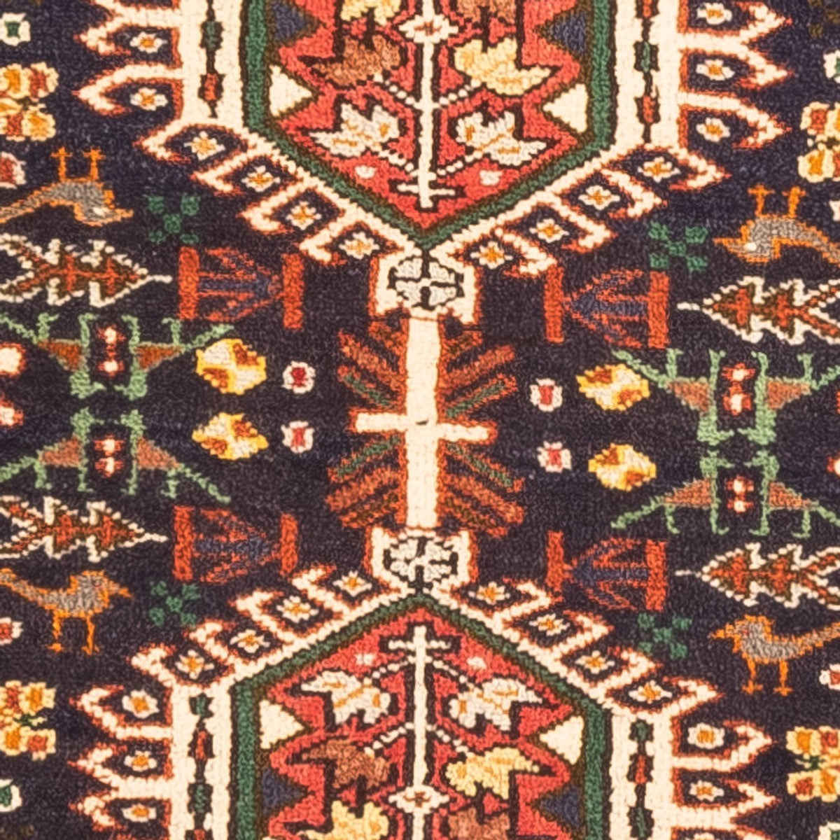 Alfombra persa - Nómada - 146 x 70 cm - azul oscuro