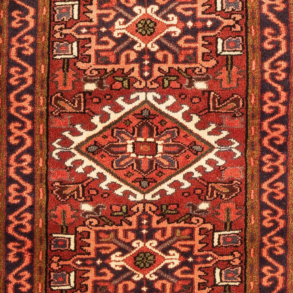 Alfombra de pasillo Alfombra persa - Nómada - 201 x 68 cm - rojo